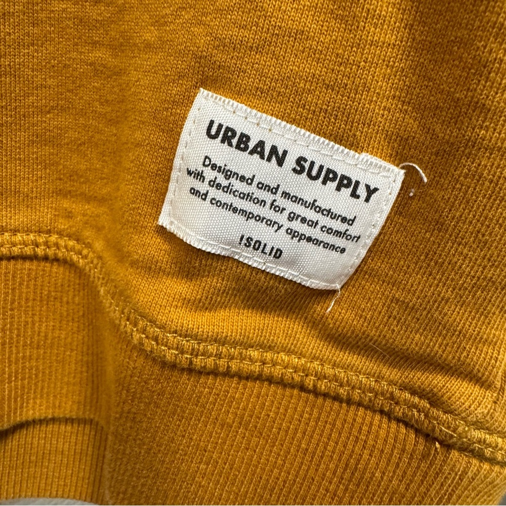 København Solid Golden Brown Crewneck Sweater Size Small - Picture 2 of 7